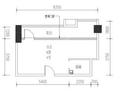 飞大壹号广场50.00平户型