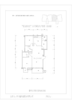 星岛国际3期3室2厅2卫99.90平户型
