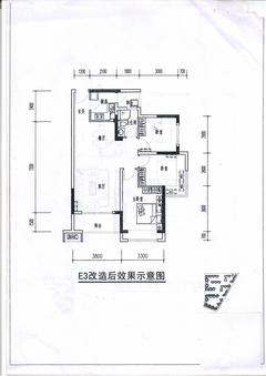 隆鑫印象城邦2期3室2厅1卫88.45平户型