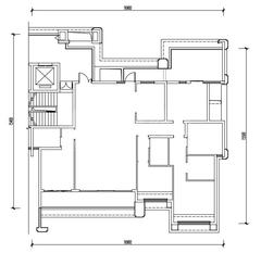 交子缦华府1期3室2厅3卫191.00平户型