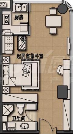 首信红星广场60.07平户型
