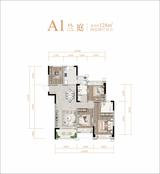 富元君庭 4室2厅2卫 128.27平米