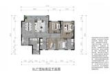 首开中环云樾名邸1期 4室2厅2卫 120.47平米