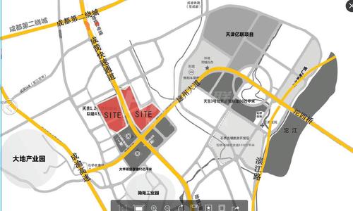e家天下·西部居家产品采购中心1期区位图