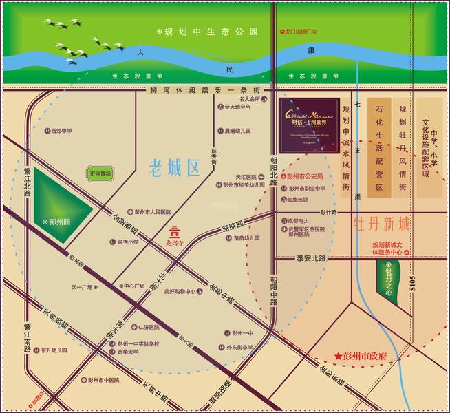 财信·上河新界区位图