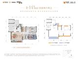 天悦云萃小区1期 4室2厅2卫 143.00平米