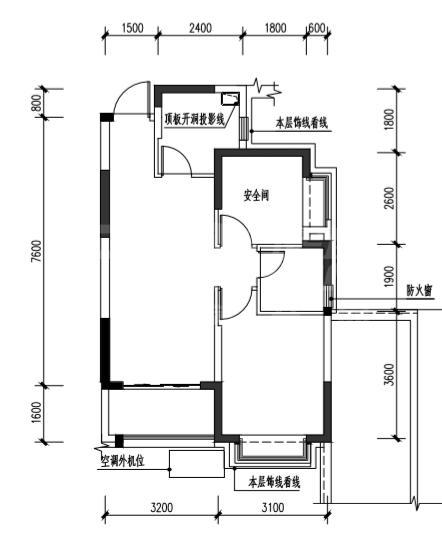 2栋1单元首层2号房