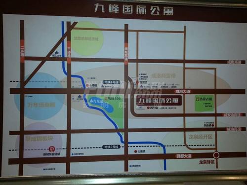 九峰时代广场(白桦林商业中心)区位图