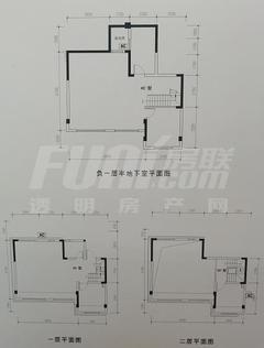 云溪宸居 1期3室2厅1卫184.36平户型