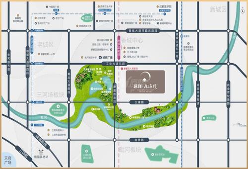 远洋森海境府1期区位图