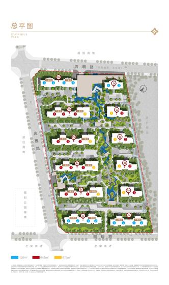 光华宸语府1期总平图