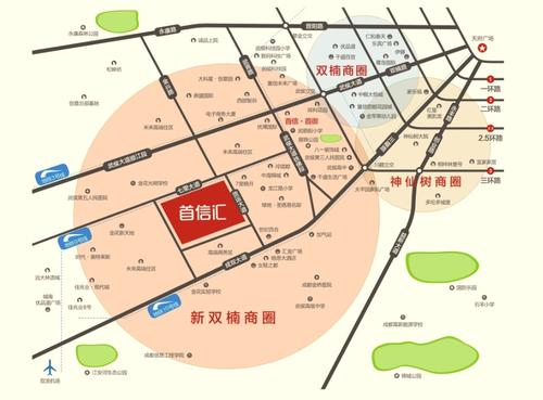 首信汇区位图