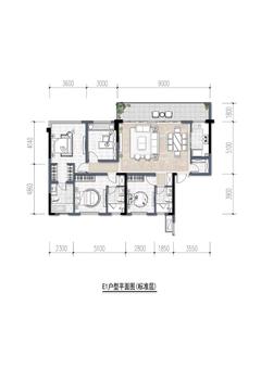 中粮武侯瑞府1期4室2厅3卫149.00平户型