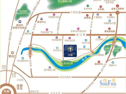 润城区位图