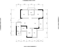和悦澜庭3室2厅2卫85.00平户型