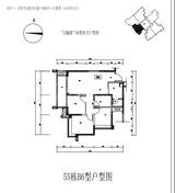 星岛天樾臺 3室2厅1卫 88.47平米