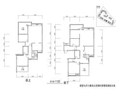 上品金沙1期4室3厅3卫229.58平户型