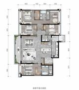 珠江铂世花园1期 4室2厅3卫 255.00平米