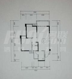 城投·美庐1期2室2厅1卫79.00平户型