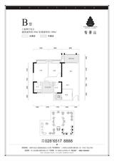 金茂悦龙山 2室2厅2卫 89.00平米