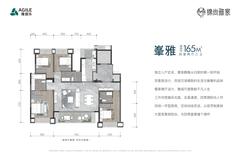锦尚雅宸1期4室2厅3卫164.51平户型