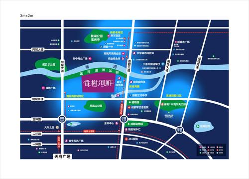 香榭河畔区位图