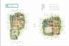 幸福公社2室1厅2卫87.41平户型