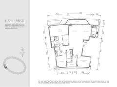 独角兽小区1期3室2厅3卫179.37平户型