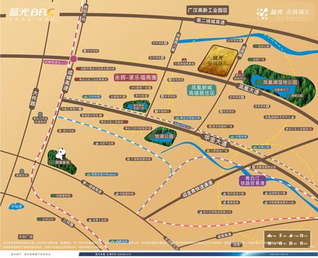 清江花都1期区位图