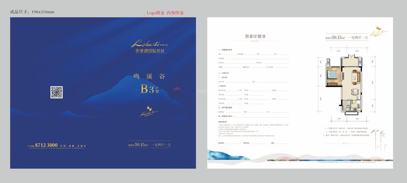 鸣溪谷B3'户型