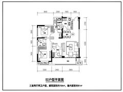 鑫悦尚都3室2厅2卫81.00平户型