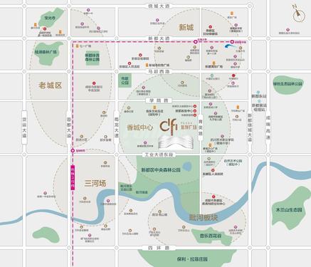 旭辉广场1期区位图