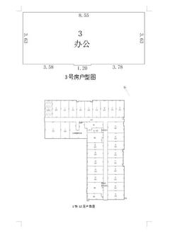 京蓉时代杉众广场1期46.62平户型