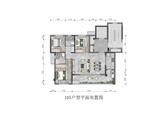 锦湖岸小区1期 3室2厅2卫 105.00平米
