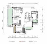 北城映像4期 2室2厅1卫 95.00平米