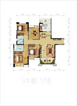 邛崃观澜国际 4室2厅2卫 114.37平米