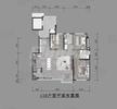 龙湖观辰名邸1期3室2厅2卫110.00平户型