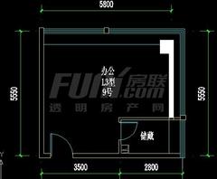 飞大壹号广场40.00平户型