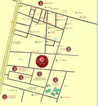 万辰乐居配套图