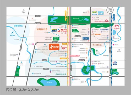 三都汇潮里1期区位图