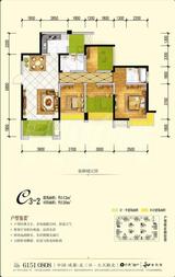 保利春天花语 4室2厅2卫 112.00平米