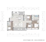 桂语听澜小区1期 4室2厅3卫 190.00平米