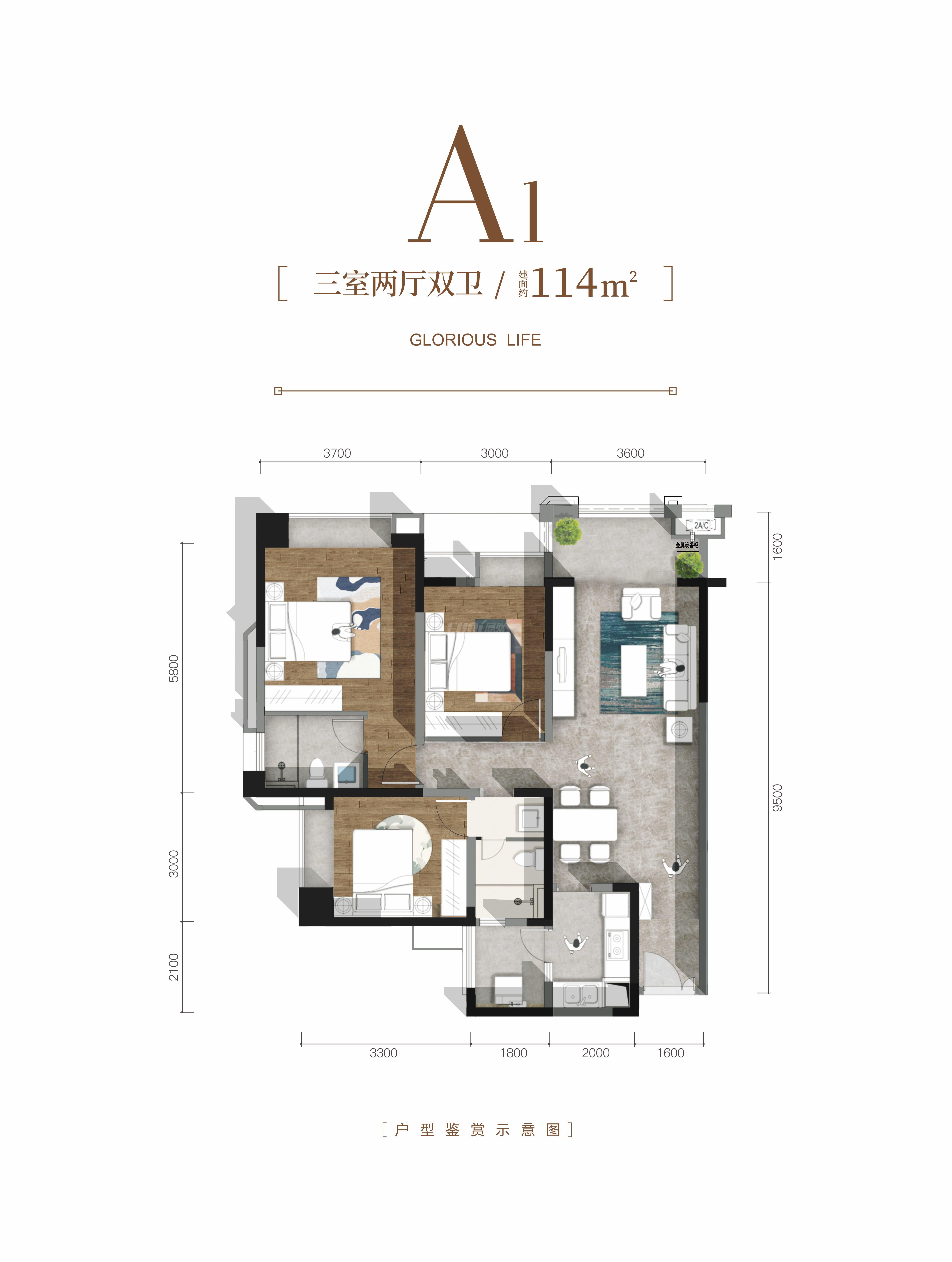 10×13米户型图图片