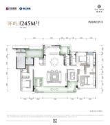 锦宸院月华里1期 4室2厅4卫 245.00平米