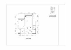 金林大厦1期1室1厅1卫57.15平户型