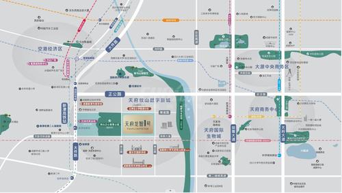 天府龙智壹号小区1期配套图