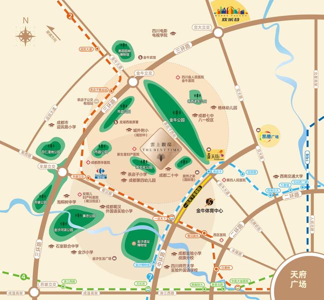 区位图