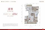 西派少城名邸1期 4室2厅3卫 225.00平米