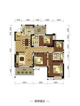中铁丽景书香2期 3室2厅1卫 116.00平米