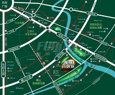 龙腾东麓城区位图